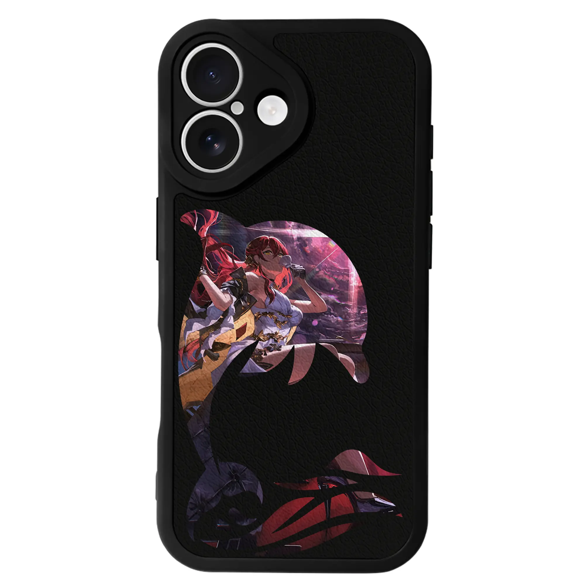 崩壊：スターレイル グッズ 姫子 - IPhone 16シリーズ対応 ・ シリコンスマホケース ・ レザー調 ・ 高精度フィット ・ 耐衝撃 ・ ワイヤレス充電対応 ・ 精密カット